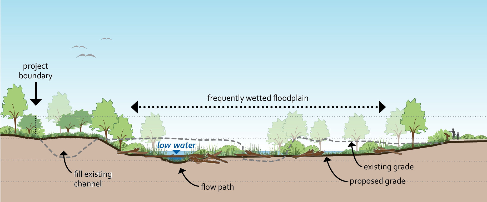 PROJECT STORY: West Lents Floodplain Restoration – Wolf Water Resources